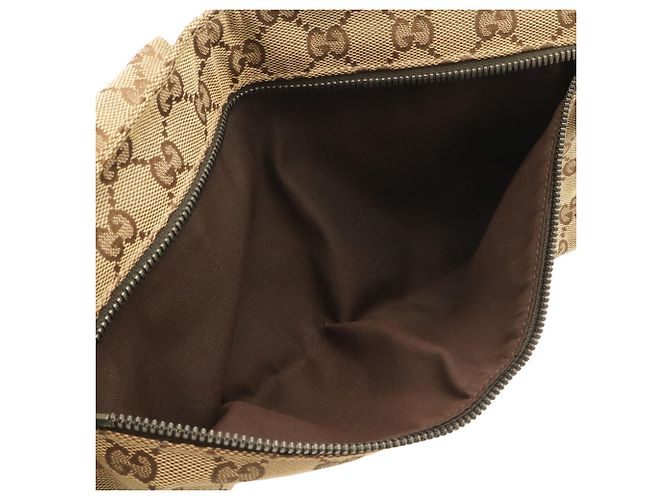 Borsa a tracolla Gucci GG Canvas Sherry Line Rosso Beige Verde Cachi Marrone scuro - vista 7