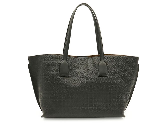 Borsa Shopper LOEWE Repeat Anagram T Nero - vista 2