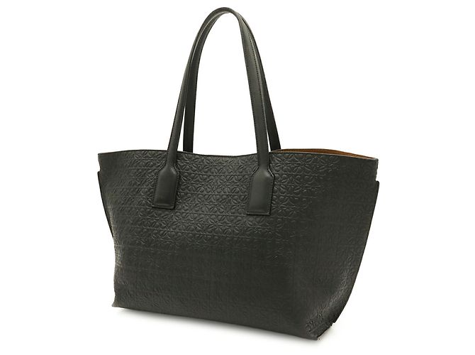 Borsa Shopper LOEWE Repeat Anagram T Nero - vista 3