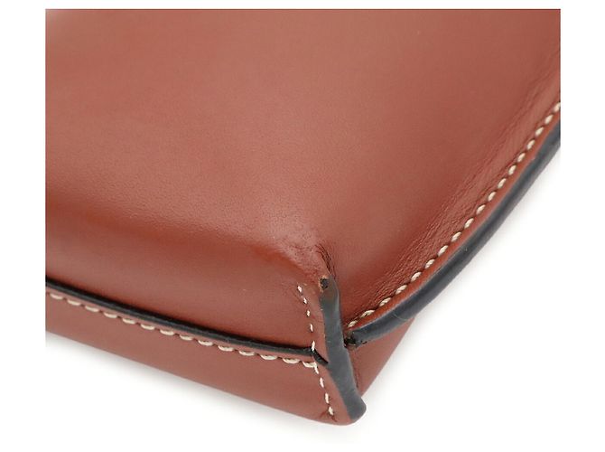 Bolsa de Ombro Loewe Anagram Gate Pocket Marrom - vista 4