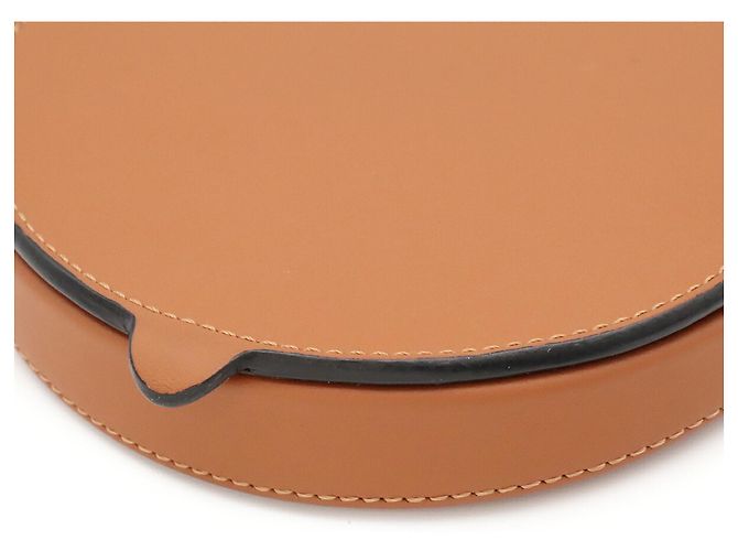 Bolsa de Ombro Loewe Anagram Heel Pouch Small Marrom - vista 4