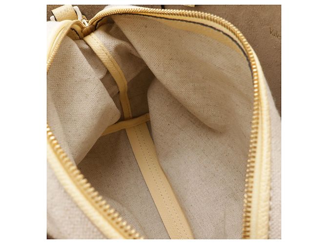 Borsa a tracolla Micro Bucket Valextra Cream Crudo - vista 8
