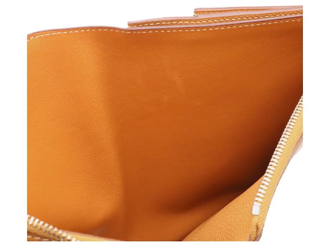 Hermès Portafoglio lungo Hermes Azap Combine Round Cammello - vista 7