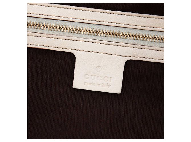 Borsa a tracolla Gucci Beige GG Canvas Horsebit Pelham - vista 5