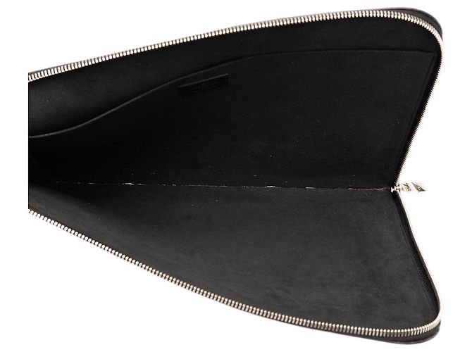 Louis Vuitton Black Supreme Epi Pochette Jour GM Nero - vista 4