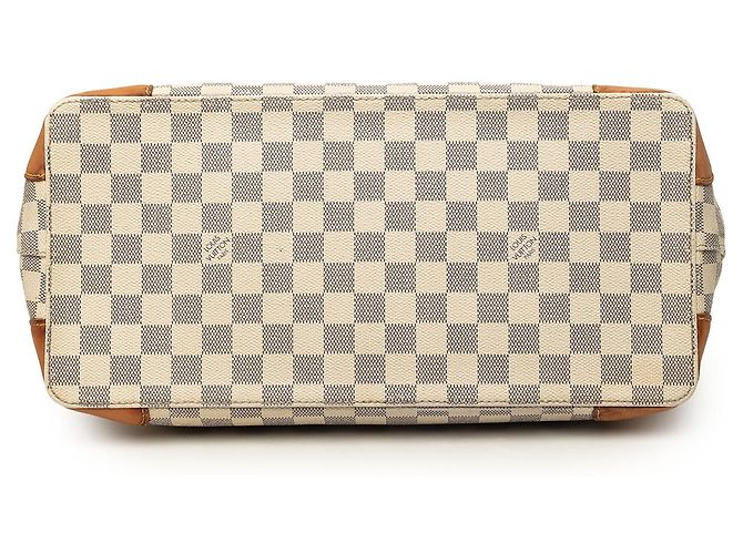 Louis Vuitton White Damier Azur Hampstead MM Blanco - vista 3