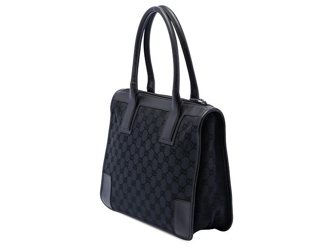 Borsa Gucci in tela GG nera Nero - vista 2