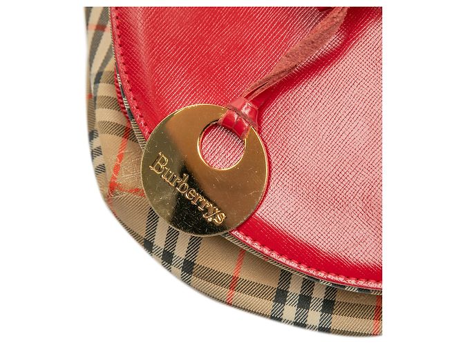 Necessaire Burberry Beige Haymarket Check Canvas - vista 5