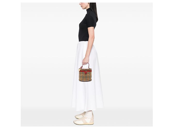 Necessaire Burberry Beige Haymarket Check Canvas - vista 6