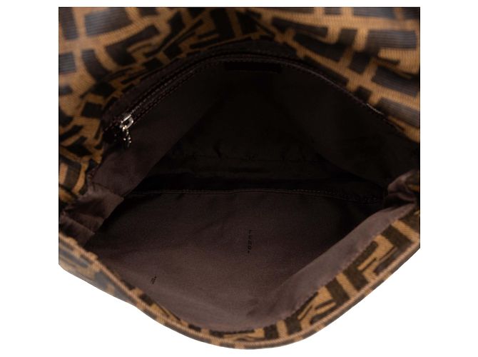 Fendi Brown Zucca Canvas Schultertasche Braun - Ansicht 4