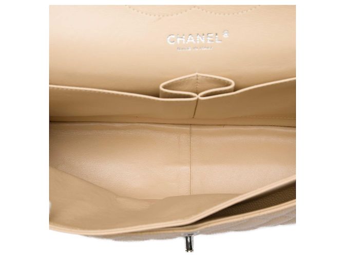 Chanel Beige Jumbo Classic Caviar Double Flap - Ansicht 4