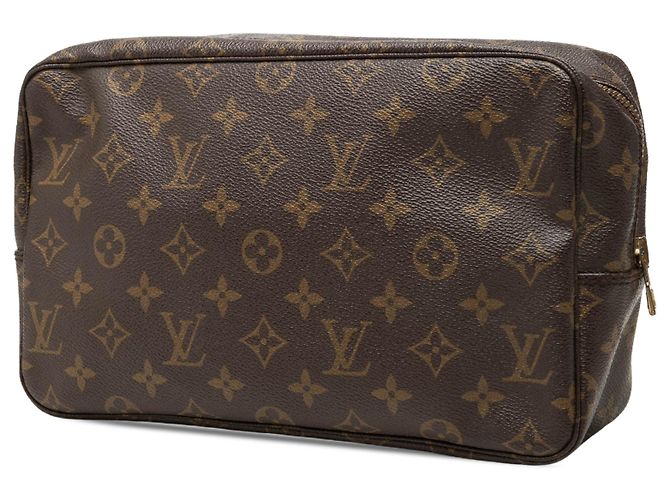 Louis Vuitton Brown Monogram Trousse Toilette 28 Castaño - vista 2