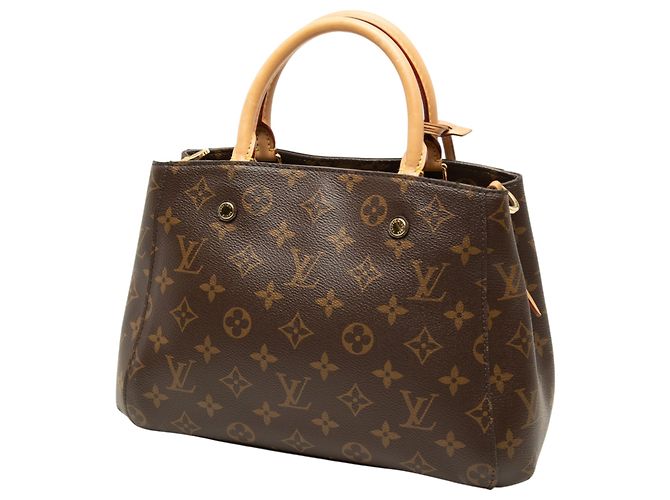 Louis Vuitton Brown Monogram Montaigne BB Marrone - vista 2