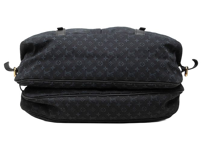 Louis Vuitton Blue Monogram Mini Lin Denise Azul Azul marino - vista 3