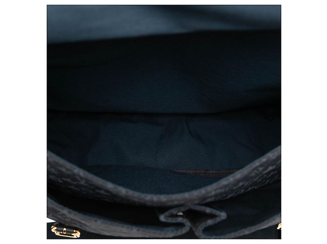 Louis Vuitton Blue Monogram Mini Lin Denise Azul Azul marino - vista 4
