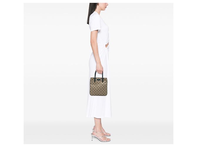 Gucci Beige GG Supreme Handtasche - Ansicht 6
