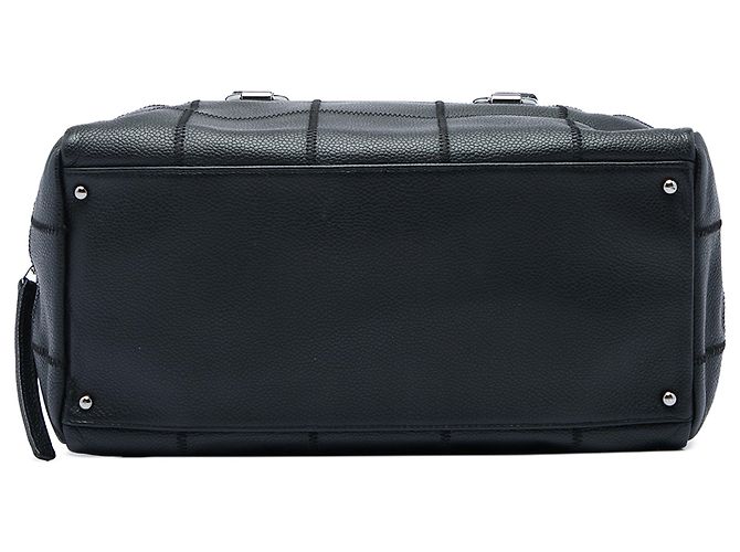 Chanel Black Chocolate Bar Caviar Schultertasche Schwarz - Ansicht 3