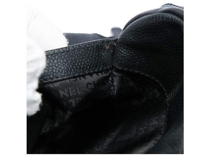 Chanel Black Chocolate Bar Caviar Schultertasche Schwarz - Ansicht 5