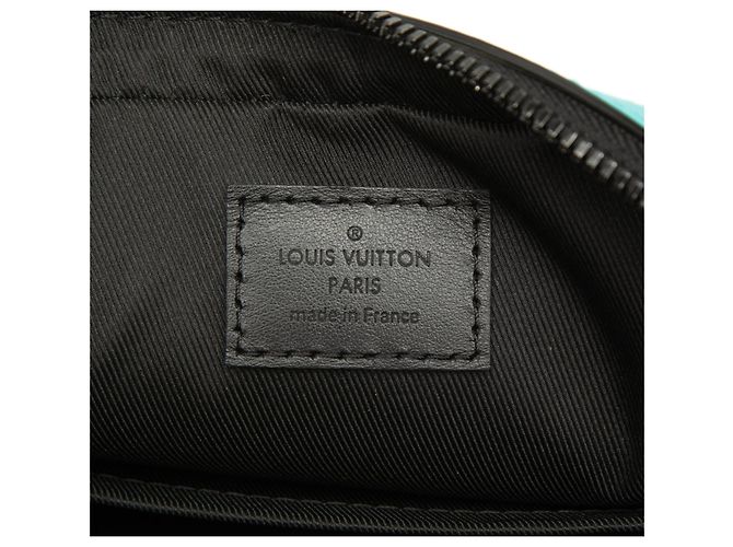 Louis Vuitton Gray Monogram Eclipse Trio Messenger Marron - vue 5