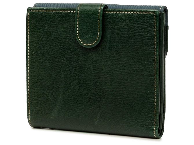 Cartera compacta Velazquez LOEWE de piel de becerro verde Verde oscuro - vista 2