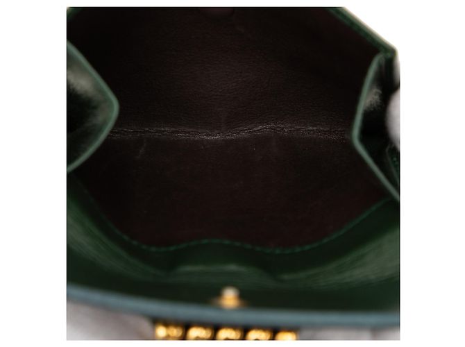 Cartera compacta Velazquez LOEWE de piel de becerro verde Verde oscuro - vista 5