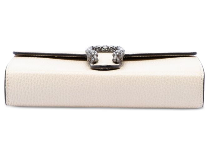 Cartera Dionysus con cadena de piel de becerro marrón Gucci Castaño Beige - vista 3