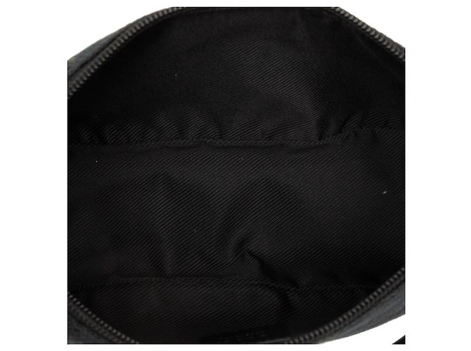 Gucci Black GG Canvas Boat Negro - vista 4