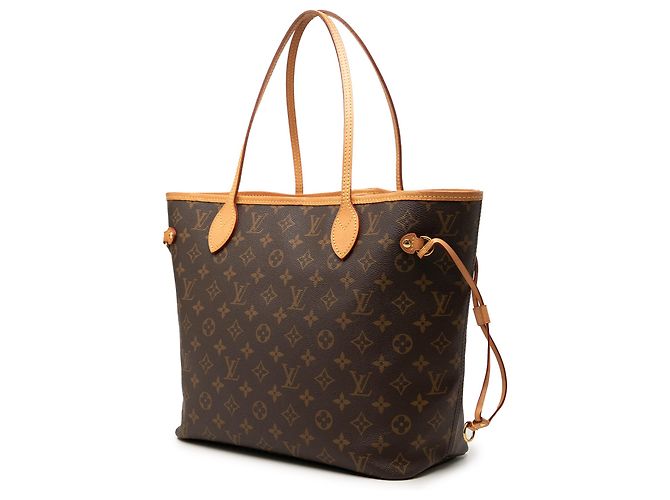 Louis Vuitton Brown Monogram Neverfull MM Marron - vue 2