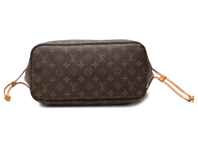 Louis Vuitton Brown Monogram Neverfull MM Marron - vue 3