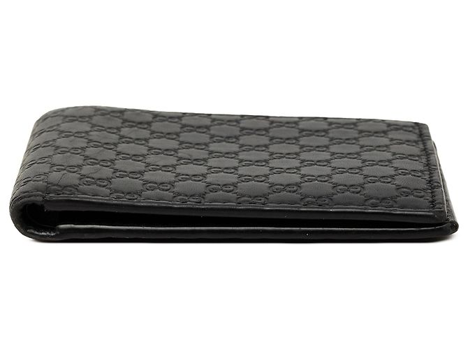 Gucci Black Microguccissima Bifold Wallet - view 3
