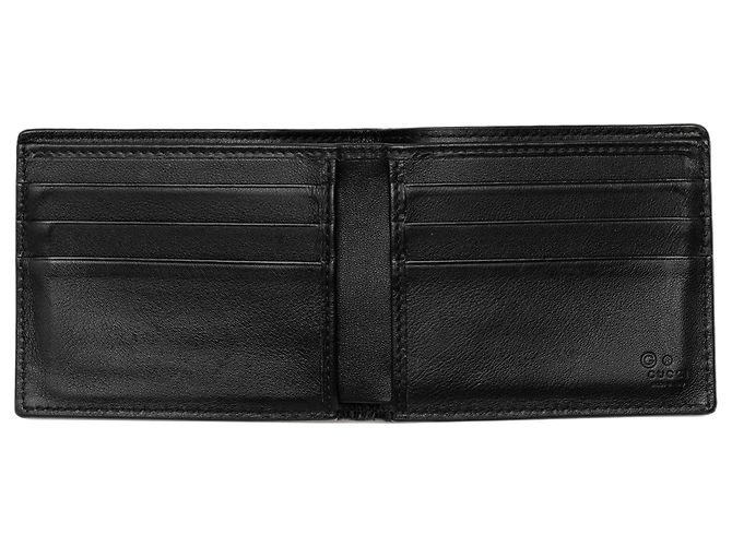 Gucci Black Microguccissima Bifold Wallet - view 4