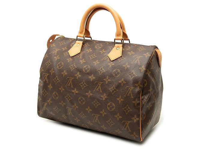 Louis Vuitton Brown Monogram Speedy 30 Marron - vue 2