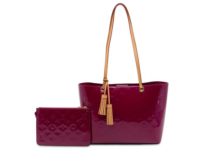 Louis Vuitton Purple Monogram Vernis Long Beach PM Lila - Ansicht 7
