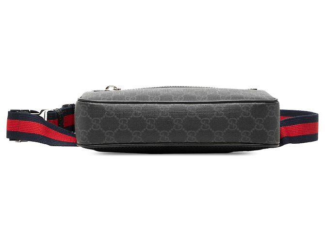 Borsa cintura Gucci Black GG Supreme Web Nero - vista 3
