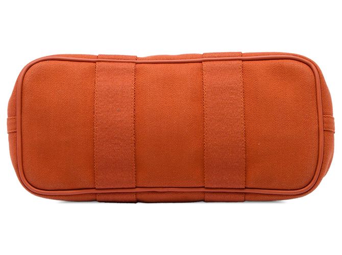 Hermès Orange Toile and Swift Valparaiso PM Arancione - vista 3