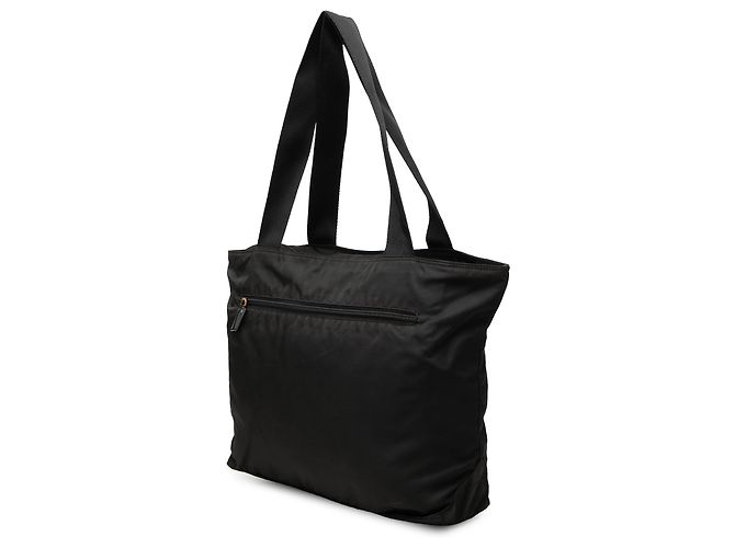 Tote Sacola Prada em Tessuto Preta Preto - vista 2