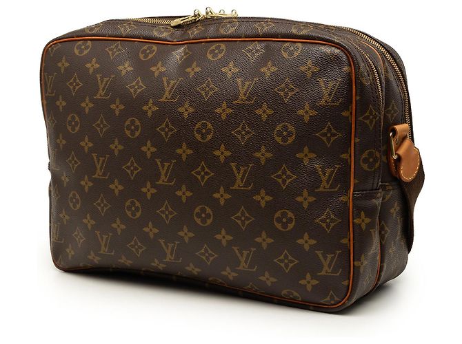 Louis Vuitton Brown Monogram Reporter GM Marrom - vista 2