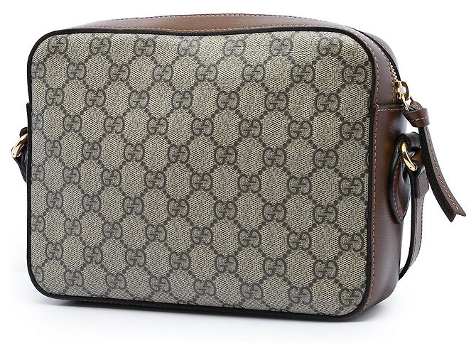 Gucci Beige Small GG Supreme Horsebit 1955 Crossbody - vista 2