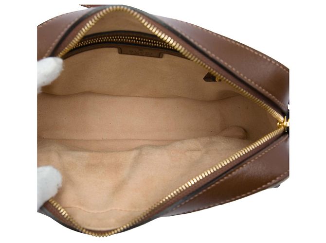 Gucci Beige Small GG Supreme Horsebit 1955 Crossbody - vista 4