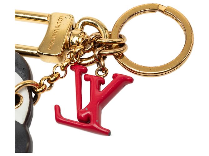 Porta-chaves e Pingente Animogram Dalmatian em couro estampado White Sun Yitian Louis Vuitton Branco - vista 4