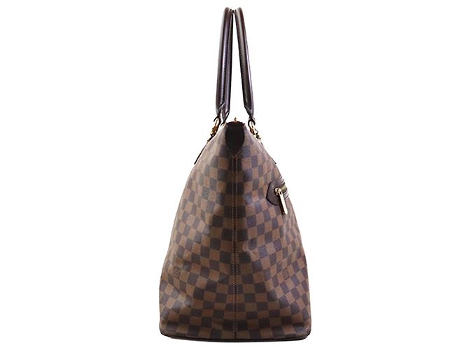 Louis Vuitton Brown Damier Ebene Saleya GM Castaño - vista 3