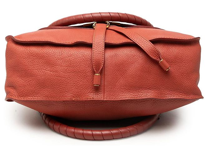 Chloé Marcie Satchel aus Leder in Rot, Größe Medium - Ansicht 3
