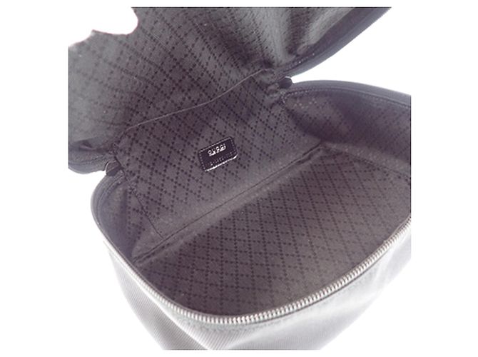 Bamboo Bolsa Vanity Gucci em nylon preto com bambu - vista 8