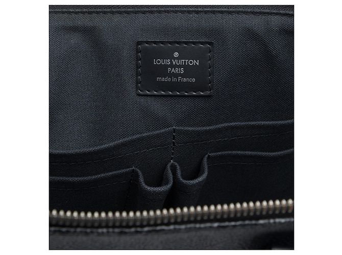 Louis Vuitton Black Damier Graphite Porte Documents Jour Negro - vista 5