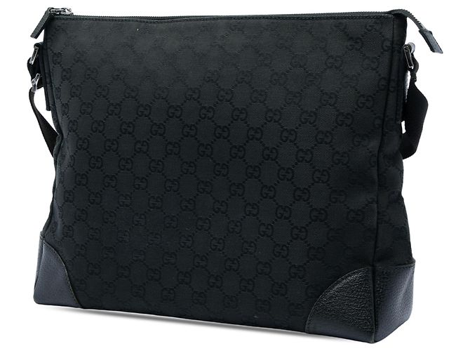 Borsa a tracolla Gucci Joy in tela GG nera Nero - vue 2
