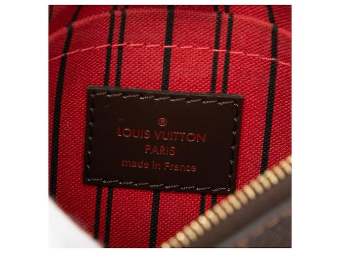 Louis Vuitton Brown Damier Ebene Neverfull MM Täschchen Braun - Ansicht 5