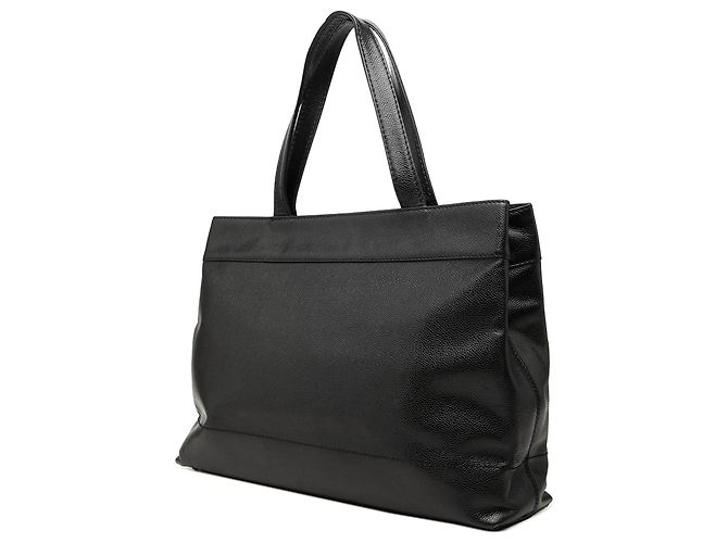 Chanel Black CC Caviar Tote Schwarz - Ansicht 2