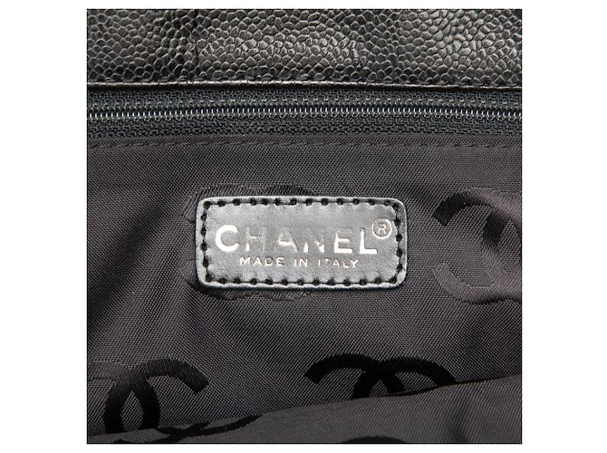 Chanel Black CC Caviar Tote Schwarz - Ansicht 5
