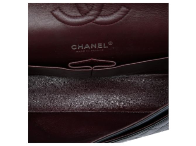 Chanel Black Medium Classic Lambskin Double Flap Schwarz - Ansicht 4