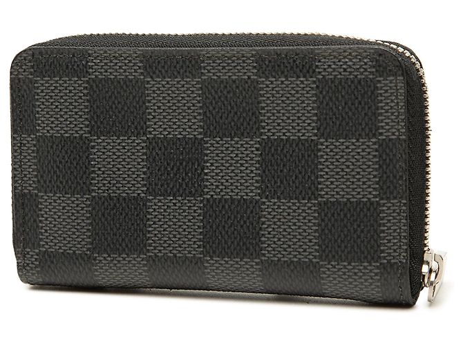 Louis Vuitton Zippy Münzbeutel Damier Graphite Schwarz - Ansicht 2